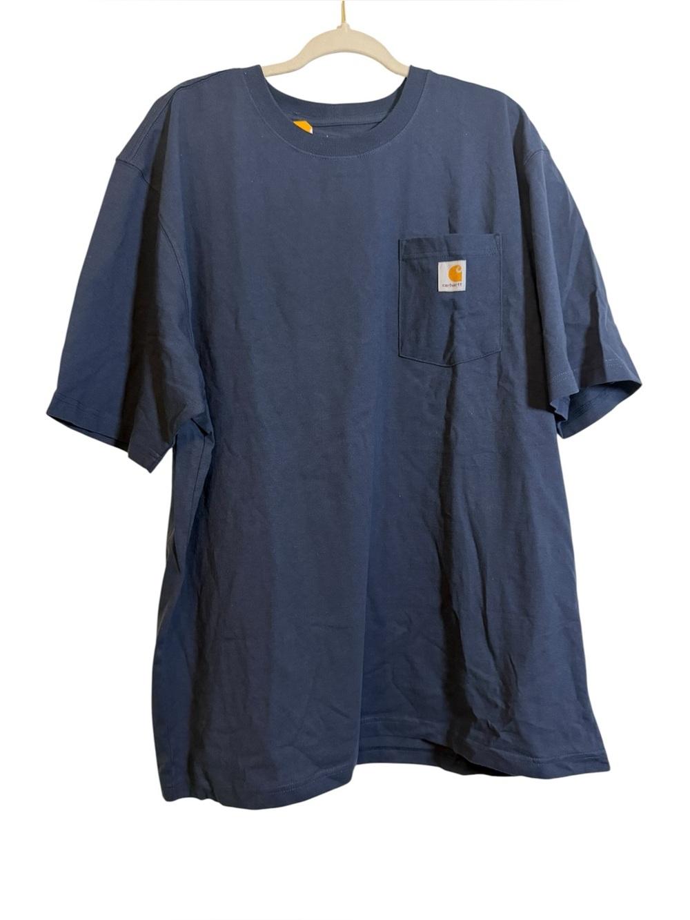 Carhartt Loose Fit Short Sleeve Pocket T-Shirt in Navy sz XL